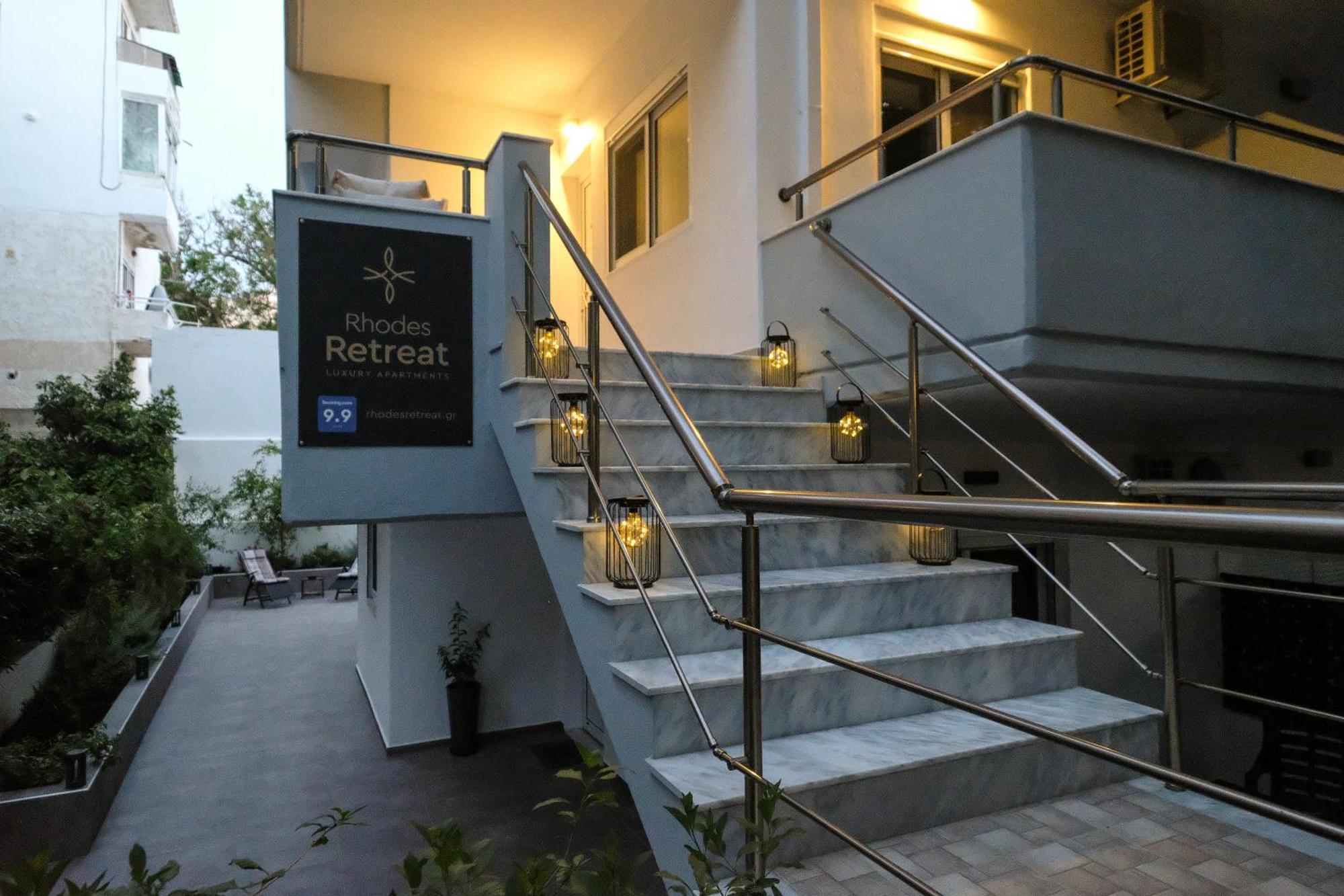 Lägenhet Rhodes Retreat: Modern Comfort In Serene Luxury *